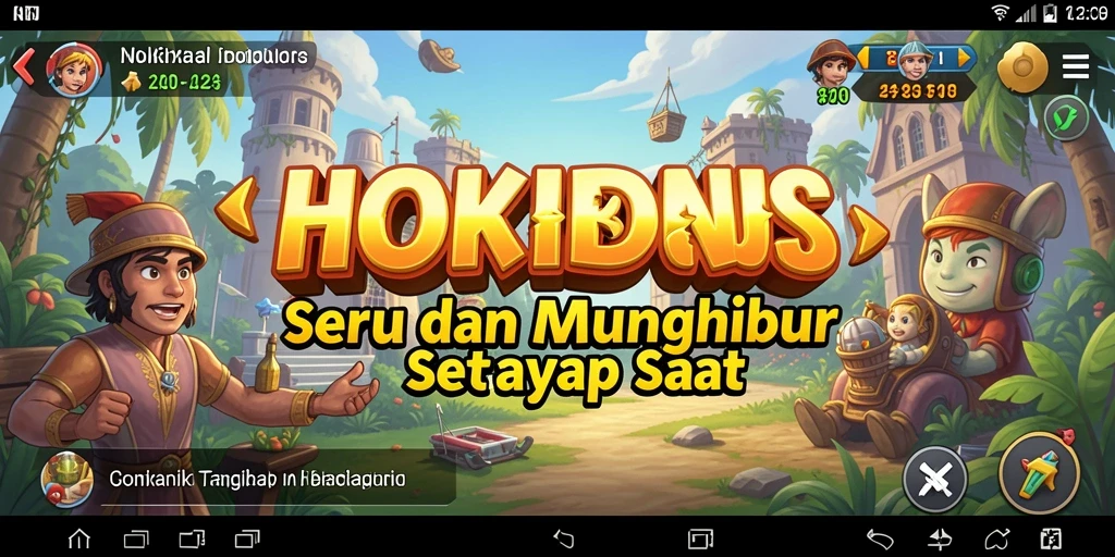 Tampilan gameplay seru HOKIBONUS yang membuat ketagihan.