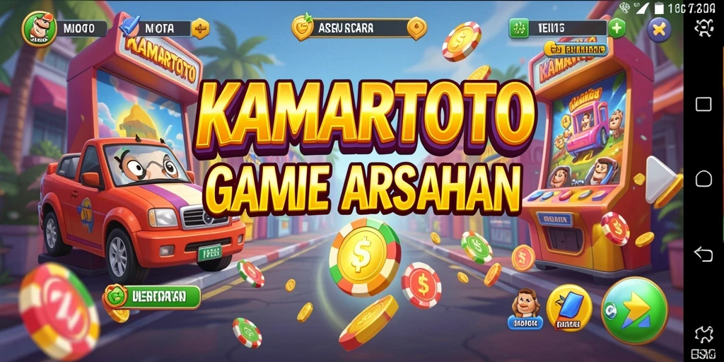 Screenshot gameplay seru KAMARTOTO dengan grafis menarik.