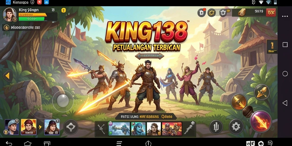 Tampilan gameplay KING138 yang menakjubkan di dunia Open World.