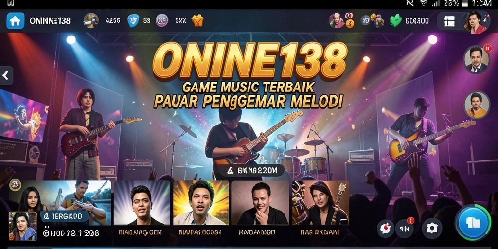 Screenshot gameplay ONINE138 menunjukkan pengalaman bermain musik yang mengasyikkan.