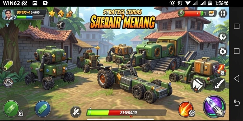 Screenshot gameplay WIN62 yang menampilkan taktik strategi yang mendebarkan.